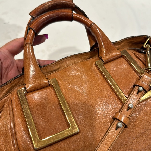Authentic Chloe Ethel Leather Tote bag with strap - Picture 9 of 15